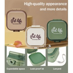 Travel Food Storage Container Water Container Pet Bowls Custom Folding Pet Bowl