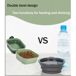Travel Food Storage Container Water Container Pet Bowls Custom Folding Pet Bowl