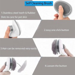 Factory Dog Hair Comb – Pet Massage & Shedding Remover Brush