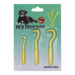 Custom Pet Flea Catcher and Tick Remover Tool Grooming Hook for Cats and Dogs PP Material