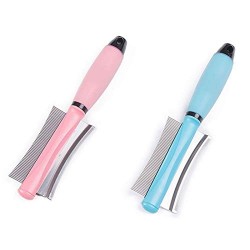 Custom Dog Hair Comb Hair Remover Double-sided Brush for Cat