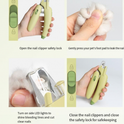 Custom Cat Nail Clippers and Care Anti-Splash Pet Nail Clippers Dog Nail Clippers