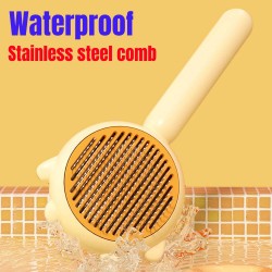 Custom Cat Needle Comb Remove Floating Hair Pet Brush Pet Hair Remover Cat Supplies Grooming Accessories