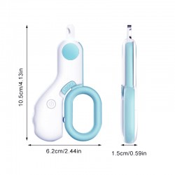 Custom Pet Nail Clipper LED Light Claw Grooming Scissors for Small Dogs Cats Scissors Dog Accessories