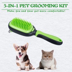Wholesale Pet Grooming Brush Self Cleaning Automatically Dog Cat Slicker Brush Remove Dog Hairs Pet Comb