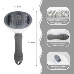 Dog Hair Remover Comb Cat Massage Shedding Remover Grooming Pet Hair Brush