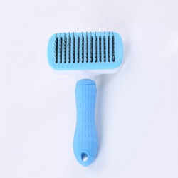Wholesale Pet Hair Comb Self Cleaning Slicker Brush for Pet Grooming Cleaning Pet Care Grooming Tool