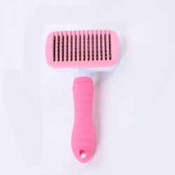 Wholesale Pet Hair Comb Self Cleaning Slicker Brush for Pet Grooming Cleaning Pet Care Grooming Tool