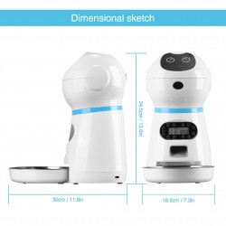 Automatic Pet Feeder Robot and Dog Cat Smart Feeder Bowls