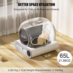 Custom Cat Litter Box Automatic Cat Litter Box with APP Control Odor-Free Waste Disposal