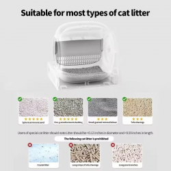 Custom Cat Litter Box Automatic Cat Litter Box with APP Control Odor-Free Waste Disposal