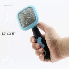 PETPAWJOY Slicker Brush for CAT Dog Massage Brush Deshedding Brush Grooming Brush