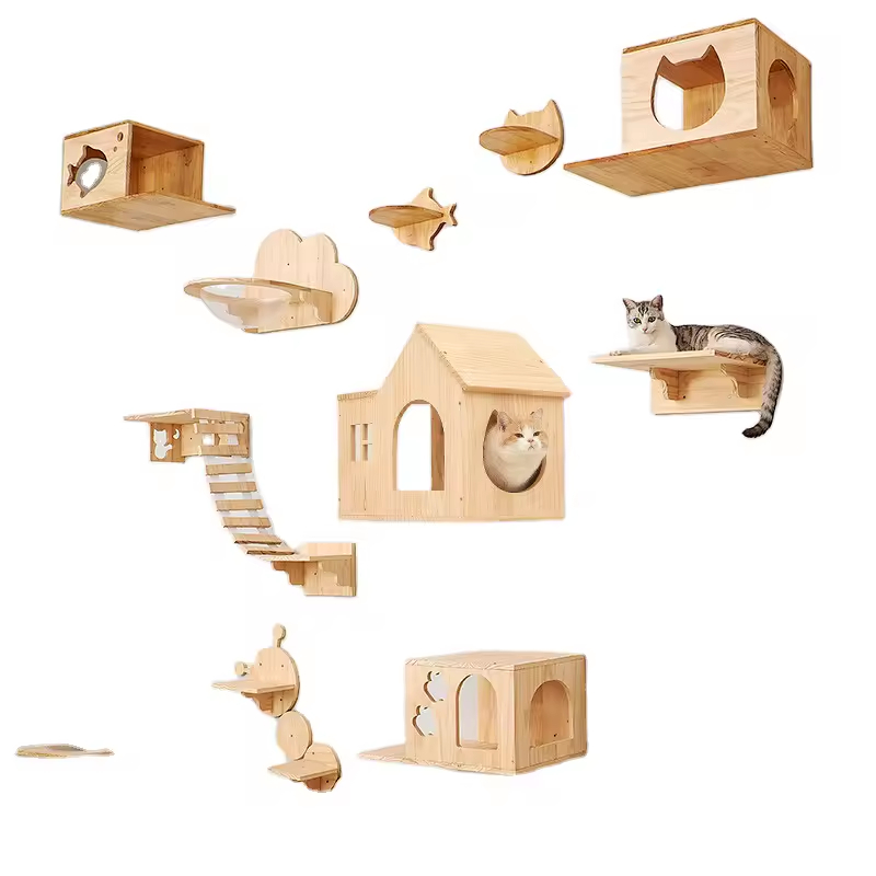 Pet Wooden Wall Climb