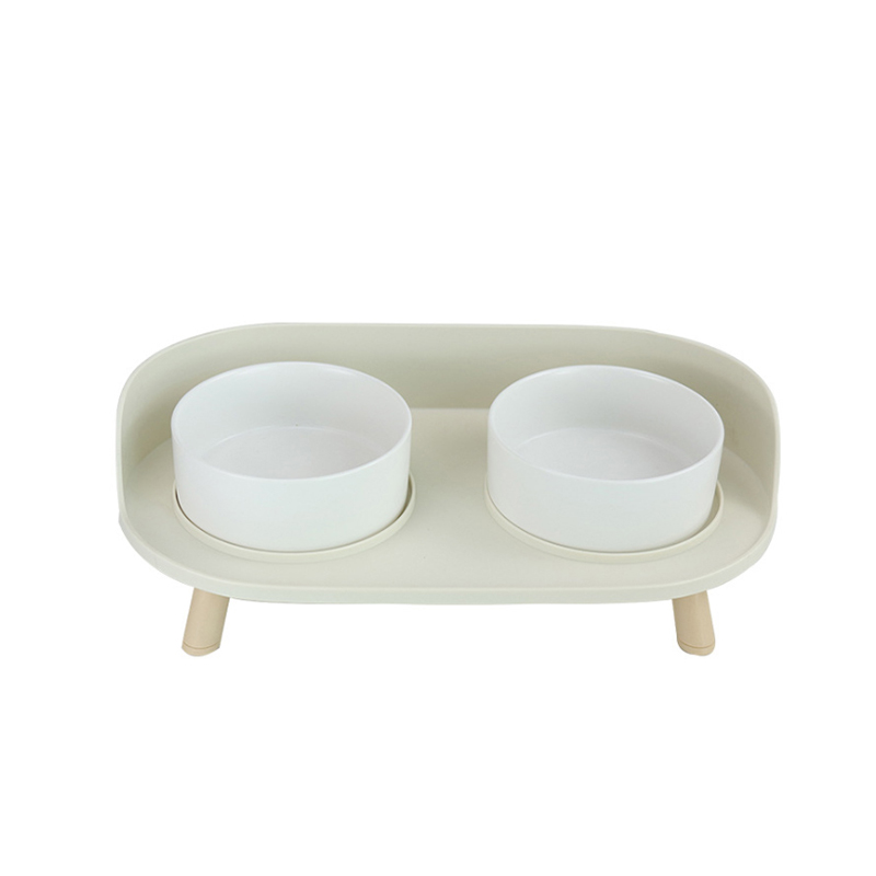 Double Pet Feeding Bowls