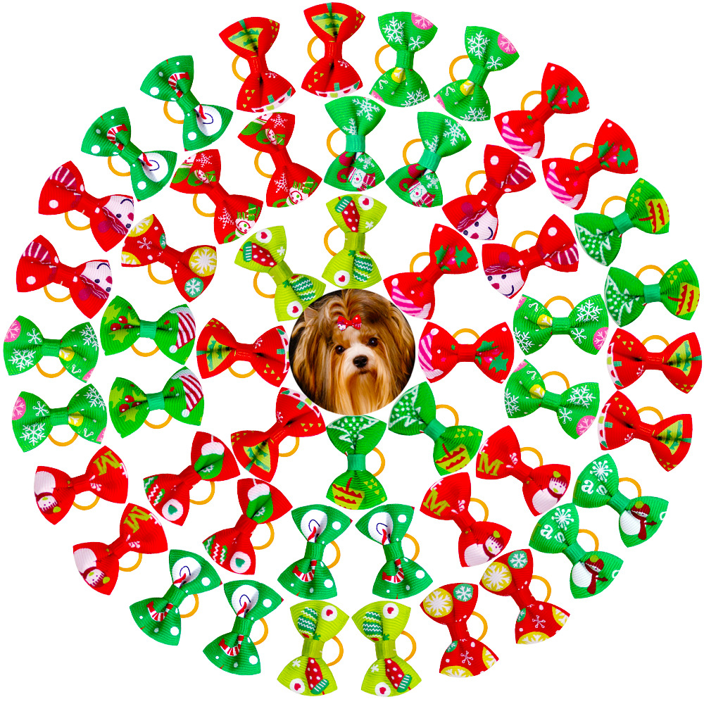 Floral Dog Hair Bow
