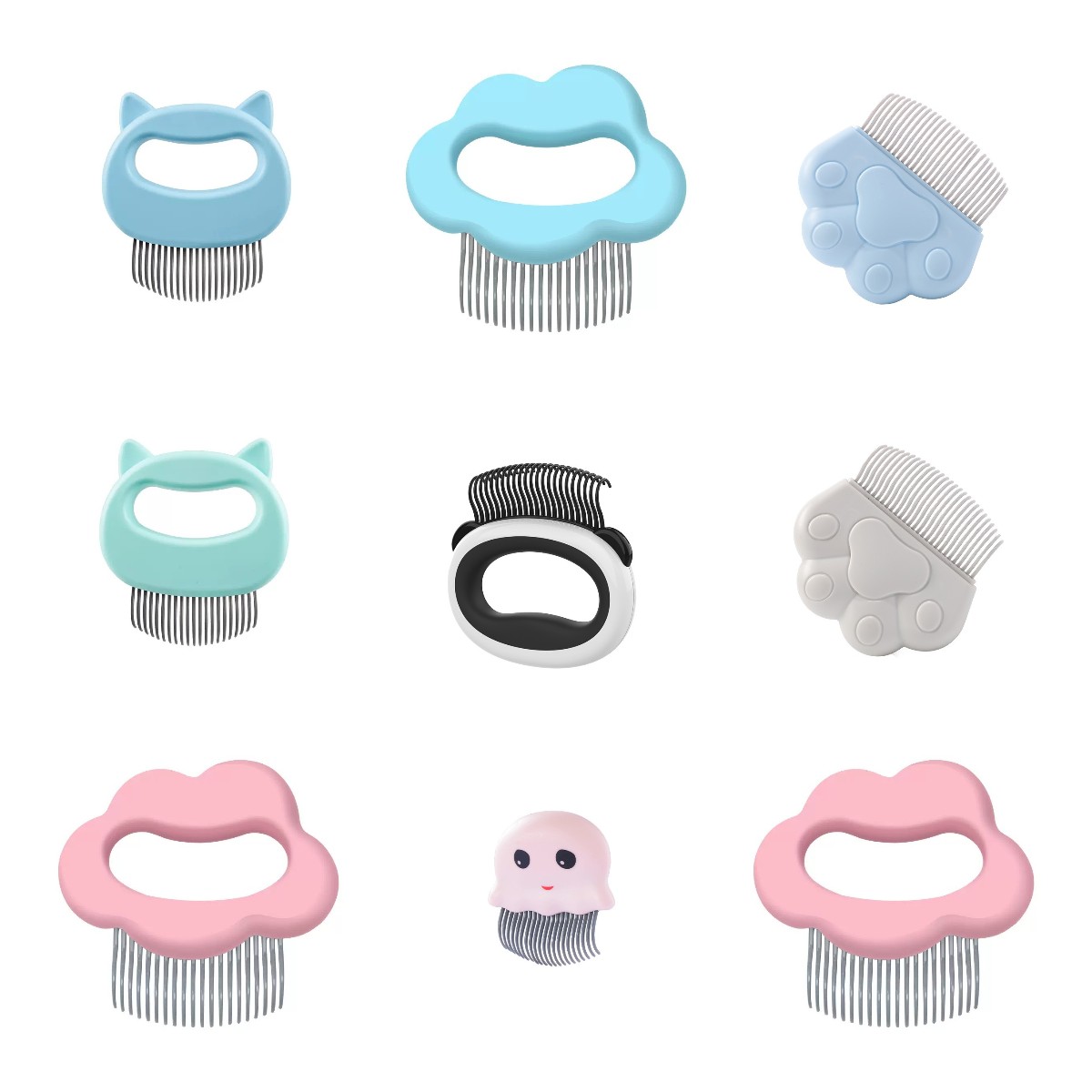 Cat Cleaning Hair Comb