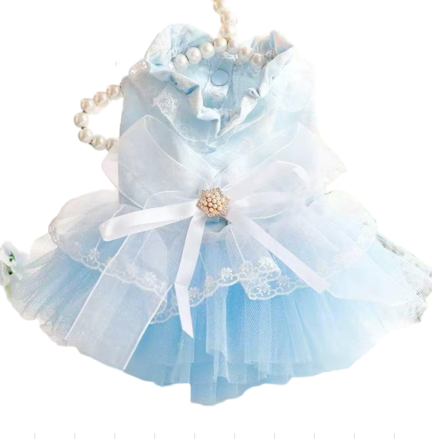 Pet Blue Leash Dress