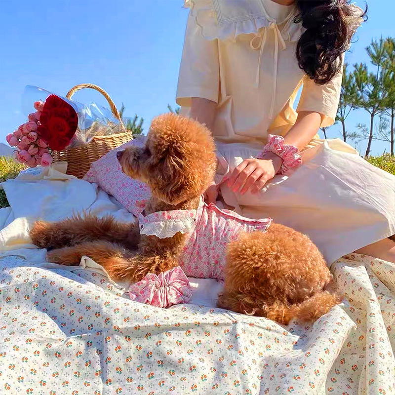 Dog Floral Summer Dress