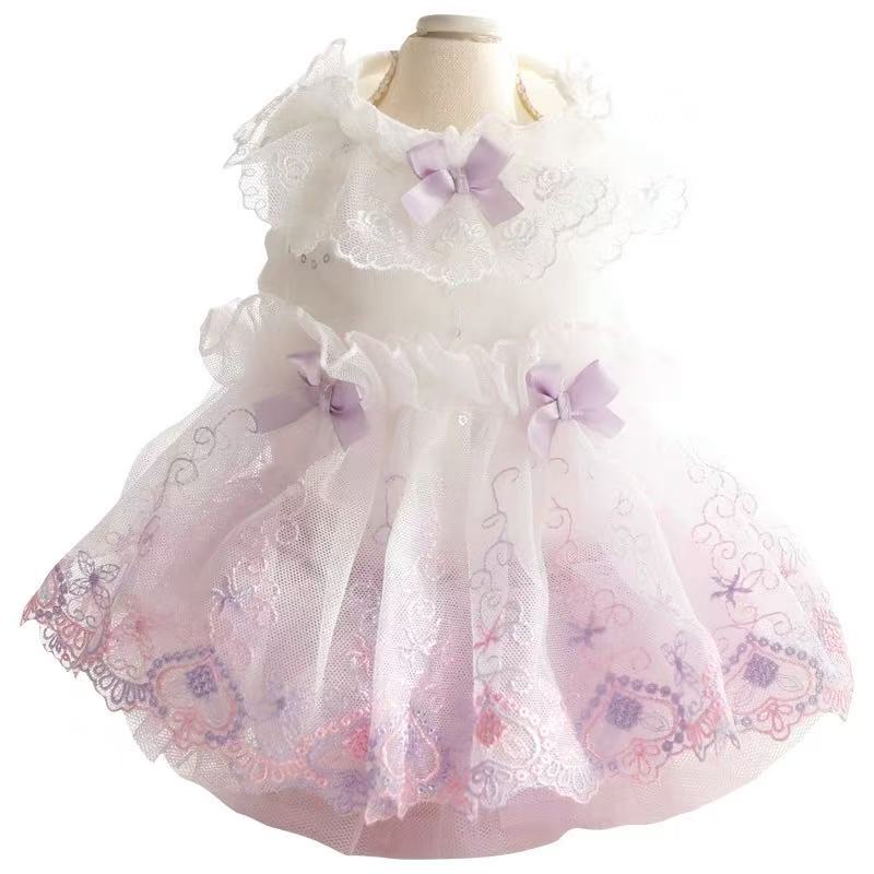Purple Aesthetic Cat Dress