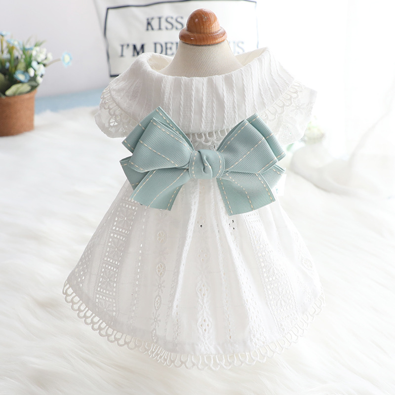 Summer Mint Dog Dress