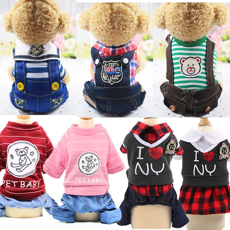 Fashionable Puppy Denim Coat