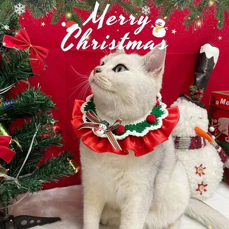 Christmas Pet Santa Collars