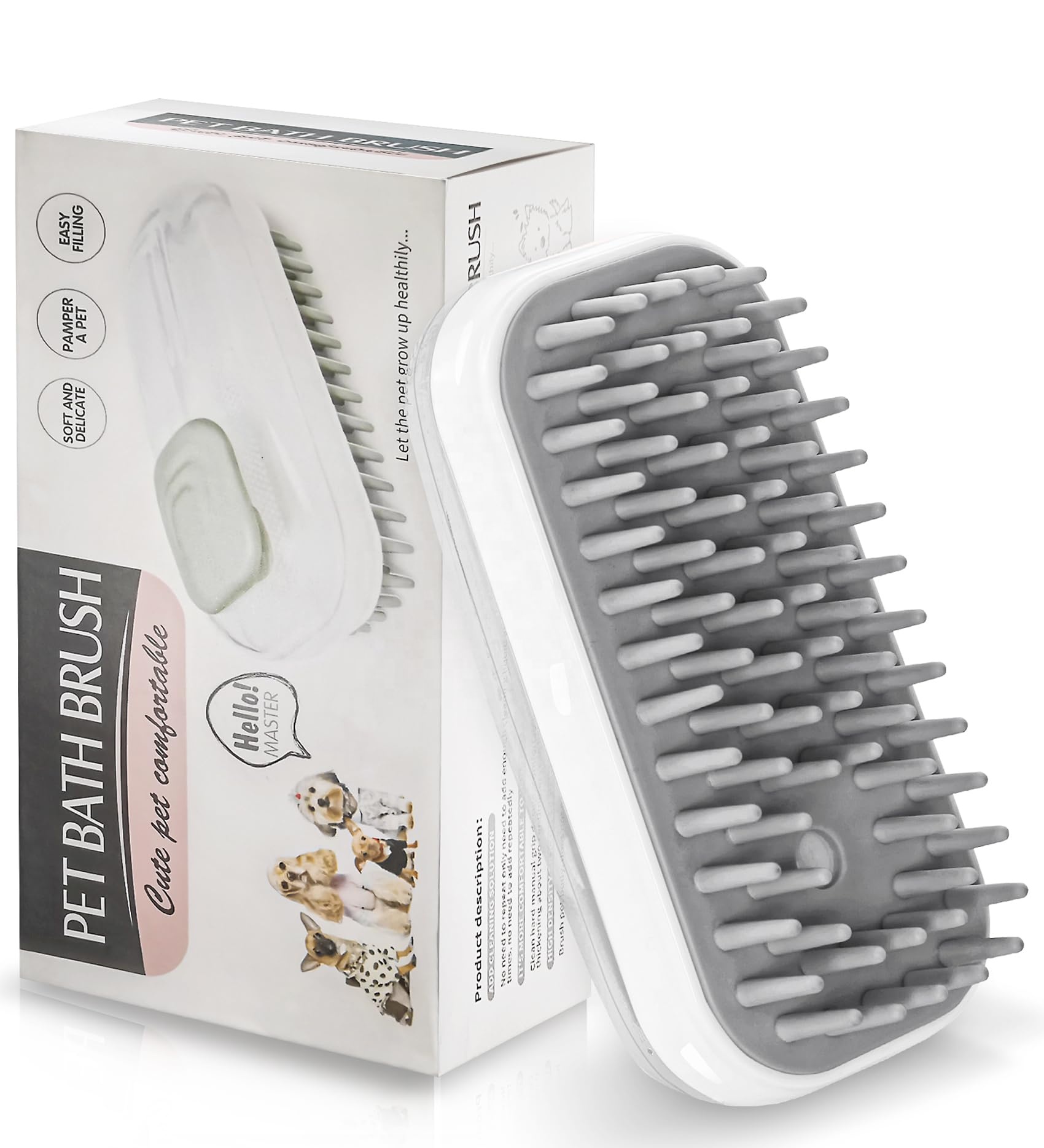 Square Dog Cleaning Brush