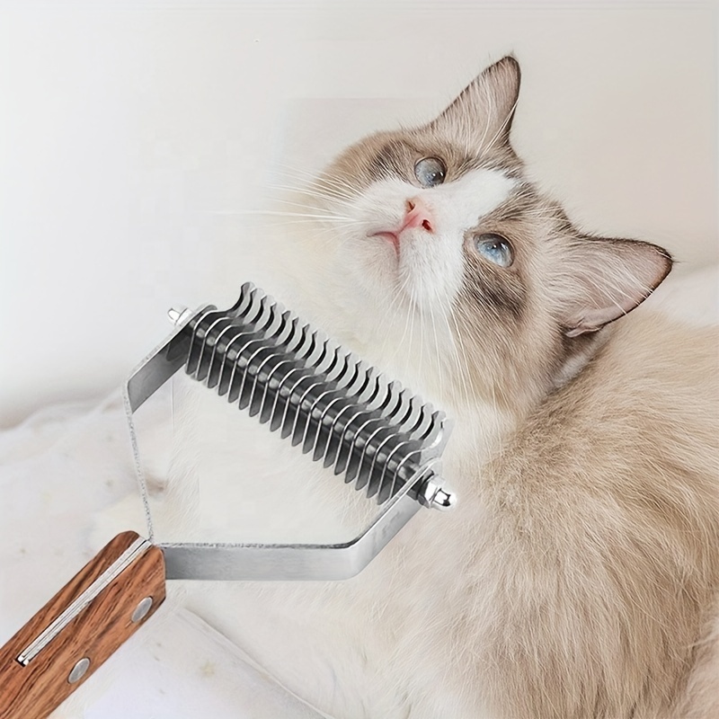 Walnut Wood Dog Comb