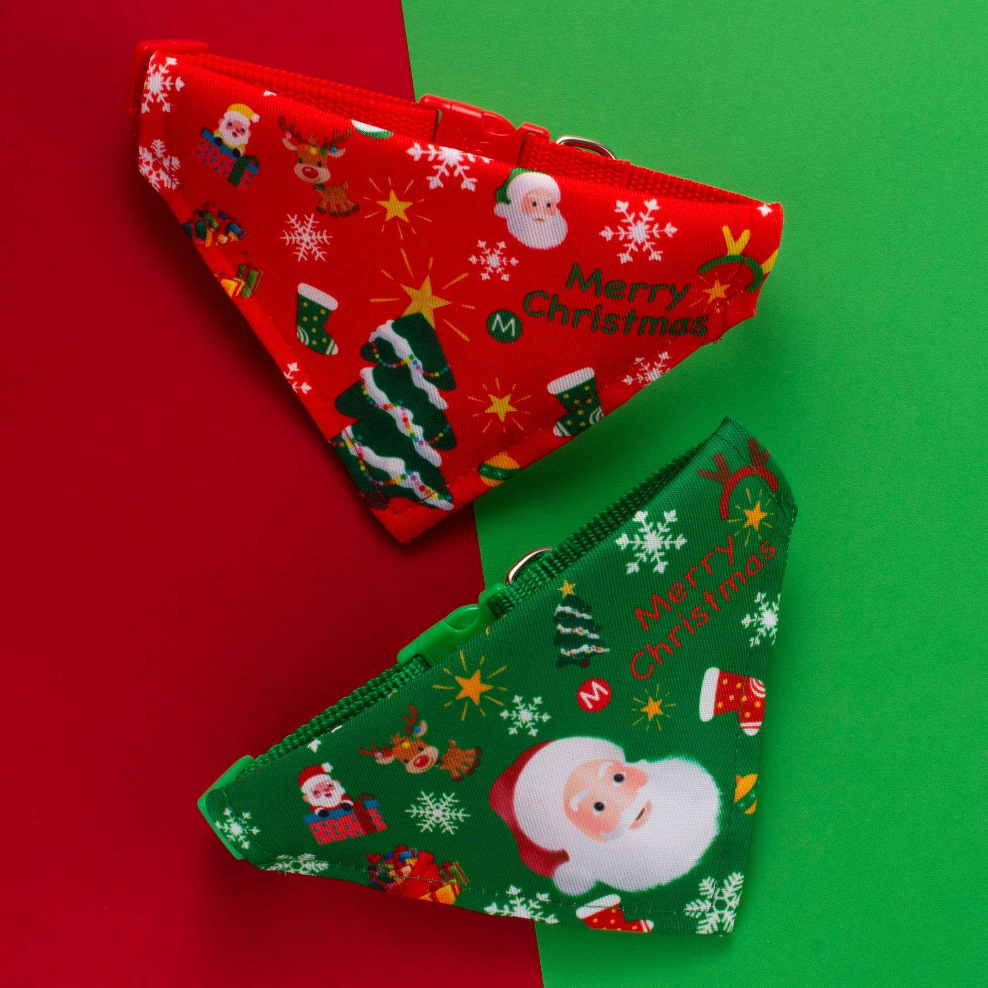 Christmas Dog Bandanas Collar