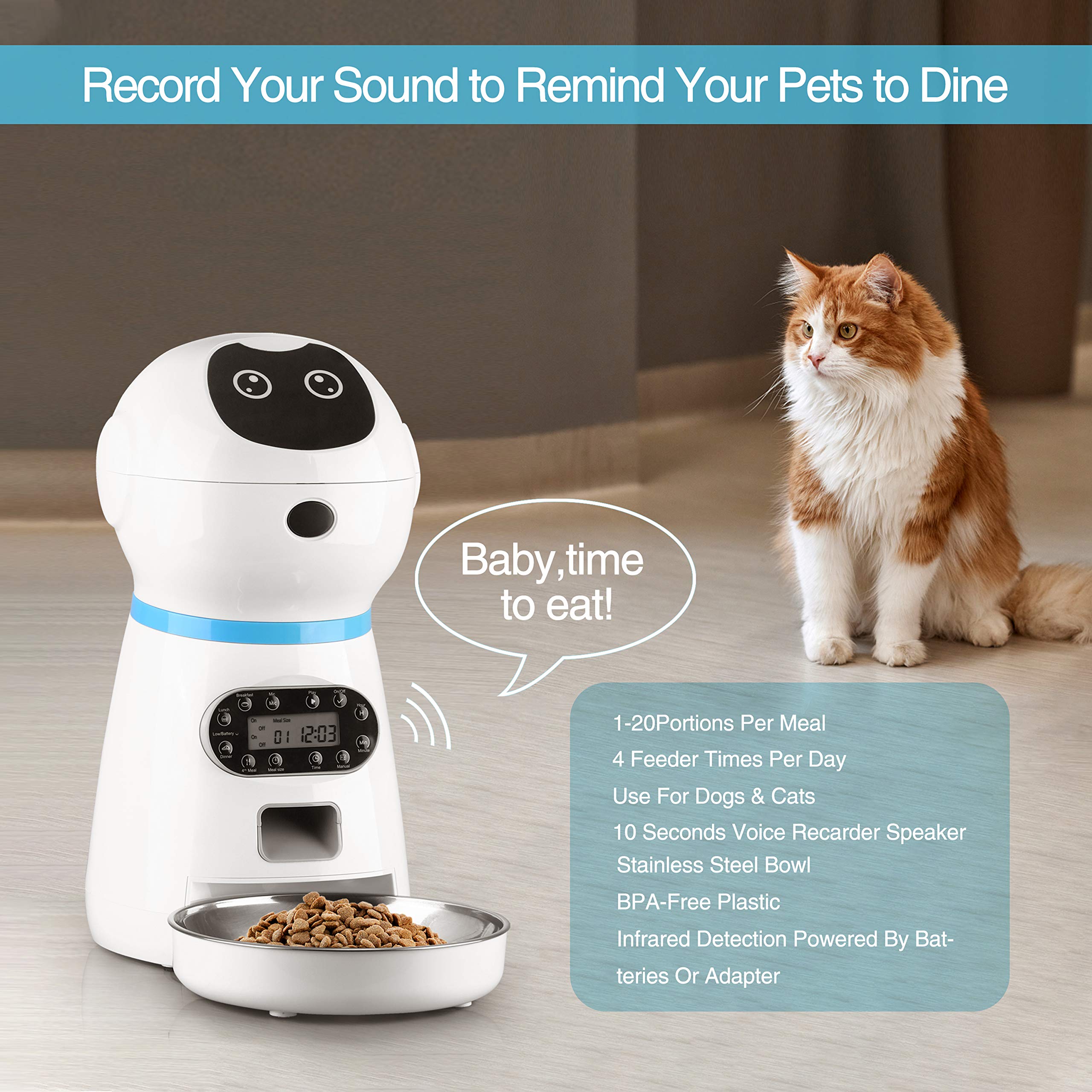 Automatic Pet Feeder Robot