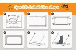 Installation video of petpawjoy window cat hammock