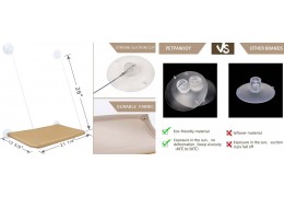 What is the difference of suction cups for PETPAWJOY cat hammock bed